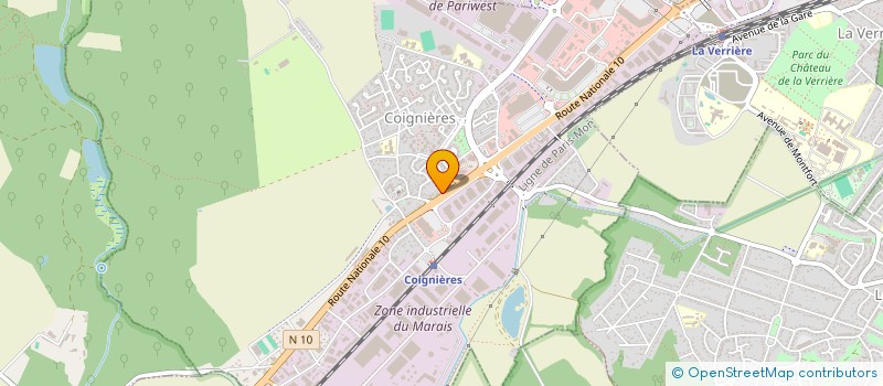 localisation de l'entreprise LE ROC RESTAURATION à COIGNIERES