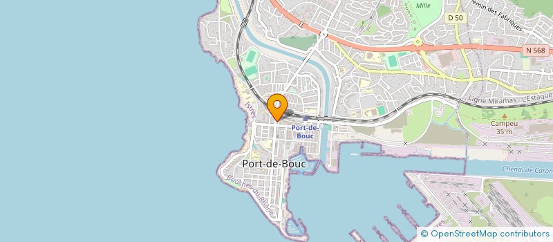localisation de l'entreprise LE ROC ROSE à PORT-DE-BOUC