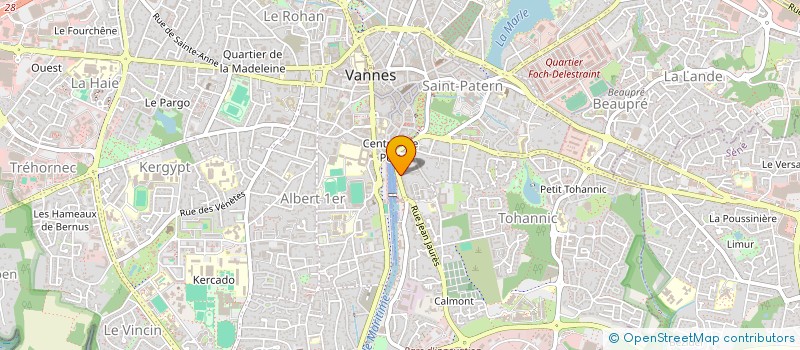 localisation de l'entreprise LE ROCH à VANNES