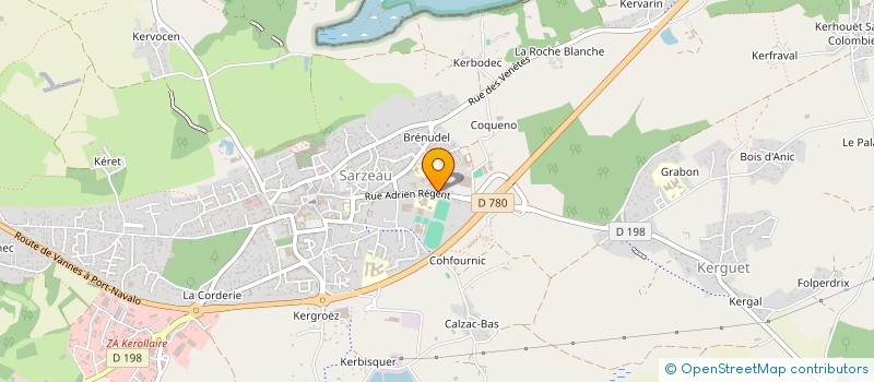 localisation de l'entreprise LE ROCH AUTOMOBILES  SARZEAU