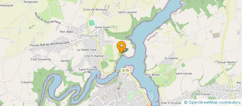 localisation de l'entreprise LE ROCH MELEN DE FAFA à PLOUGUIEL