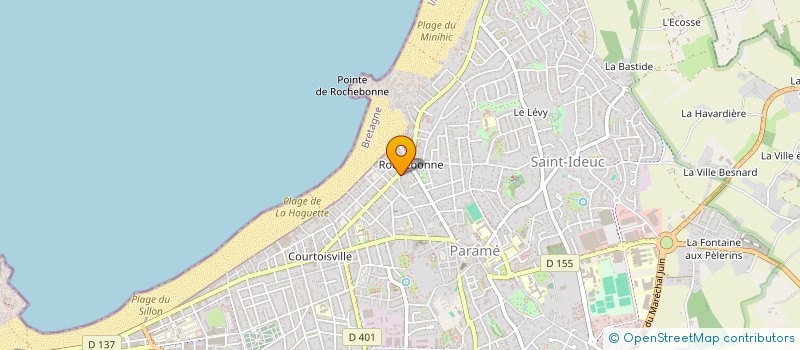 localisation de l'entreprise LE ROCHEBONNE à SAINT-MALO