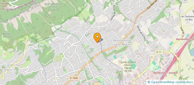 localisation de l'entreprise LE ROCHEFORT  MEYLAN