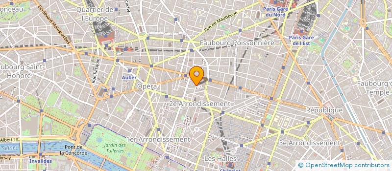 localisation de l'entreprise LE ROCHER à PARIS