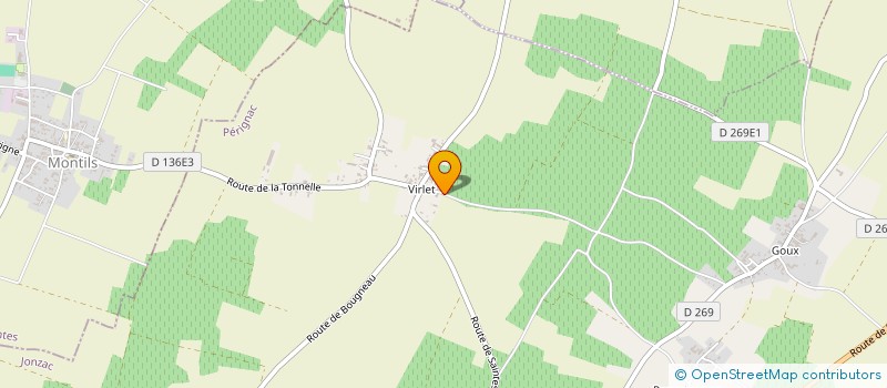 localisation de l'entreprise LE ROCHER à PERIGNAC
