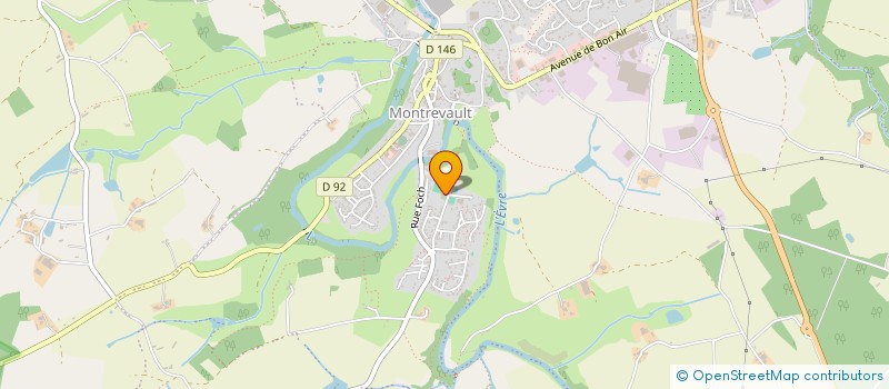 localisation de l'entreprise LE ROCHER  MAUGES-SUR-LOIRE