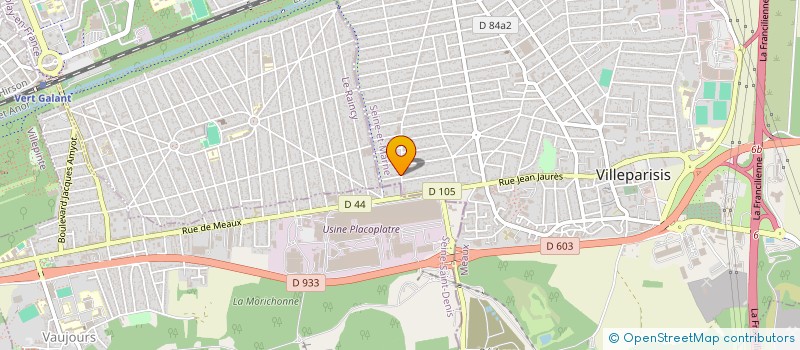 localisation de l'entreprise LE ROCHER  VILLEPARISIS