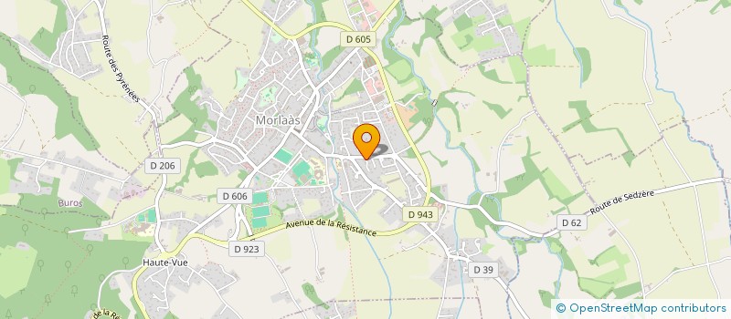 localisation de l'entreprise LE ROCHER à MORLAAS