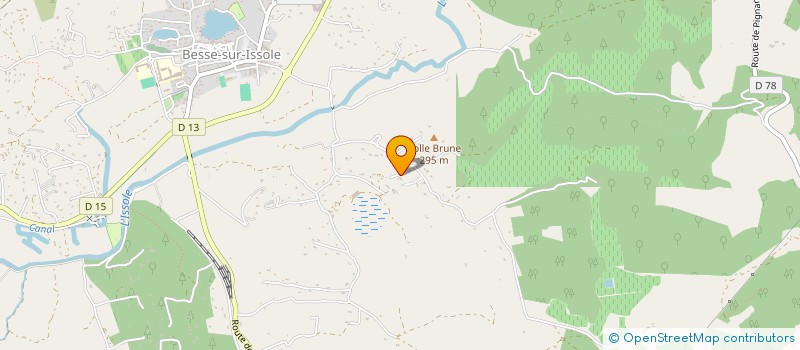 localisation de l'entreprise LE ROCHER  BESSE-SUR-ISSOLE