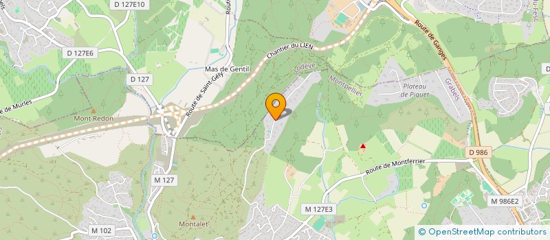 localisation de l'entreprise LE ROCHER  GRABELS