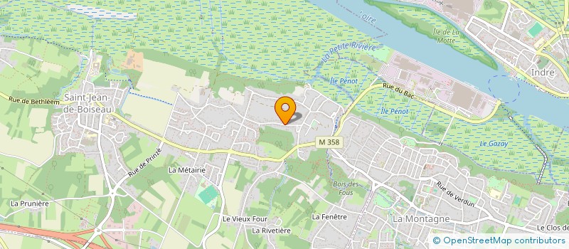 localisation de l'entreprise LE ROCHER DE SISYPHE  SAINT-JEAN-DE-BOISEAU