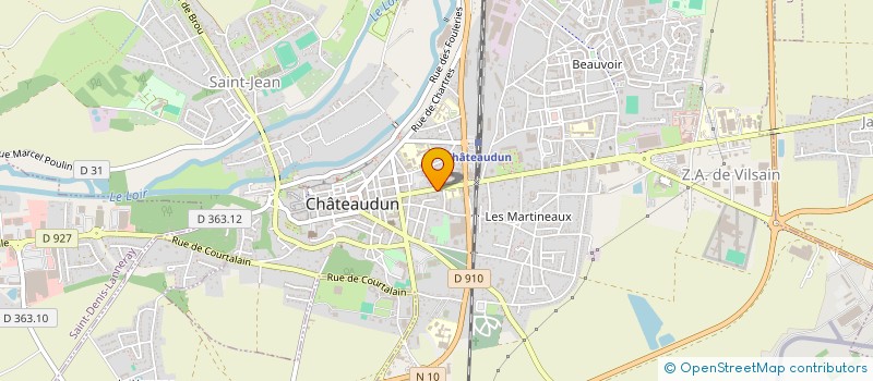 localisation de l'entreprise LE ROCHER DES OURSONS à CHATEAUDUN