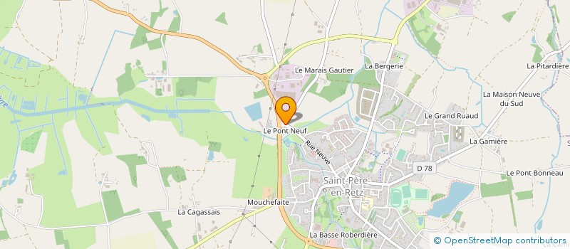 localisation de l'entreprise LE ROCHER DU LION à SAINT-PERE-EN-RETZ