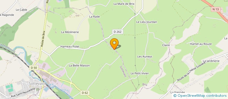 localisation de l'entreprise LE ROCHER FUMANT  SOTTEVAST