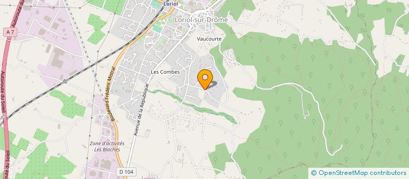 localisation de l'entreprise LE ROCHET  MIRMANDE