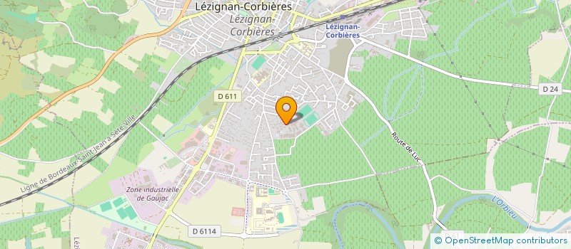 localisation de l'entreprise LE ROCK'N LONGUE  LEZIGNAN-CORBIERES