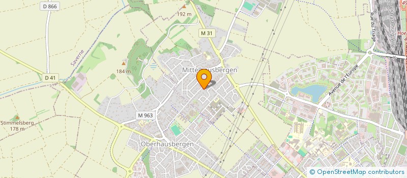 localisation de l'entreprise LE RODIN  MITTELHAUSBERGEN