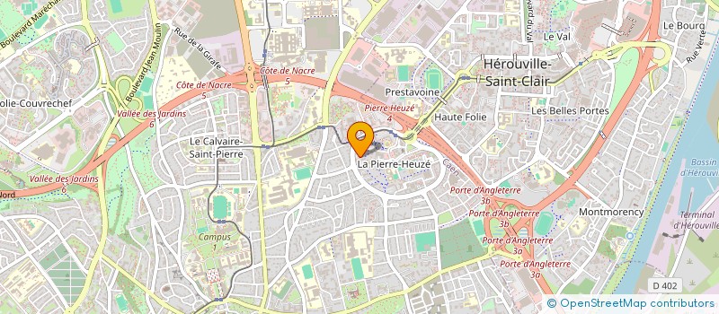 localisation de l'entreprise LE ROGNON à CAEN