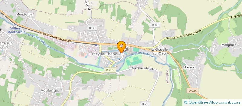 localisation de l'entreprise LE ROHAN  CRECY-LA-CHAPELLE