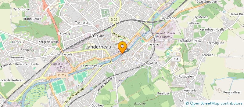 localisation de l'entreprise LE ROHAN LE 1510  LANDERNEAU