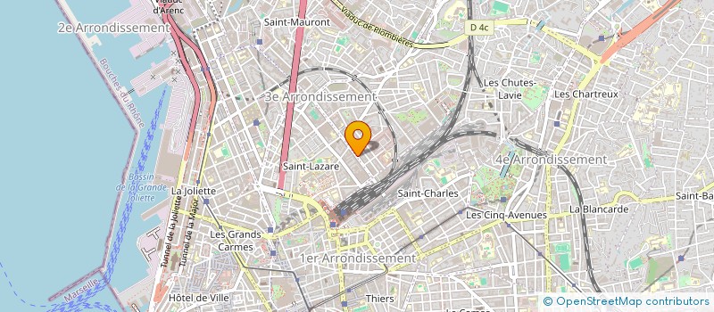 localisation de l'entreprise LE ROHELLEC-GERARDIN à MARSEILLE