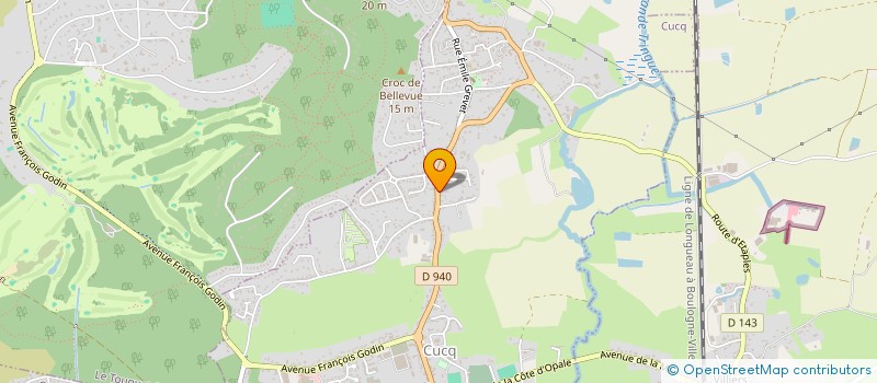 localisation de l'entreprise LE ROI ARTHUR  CUCQ