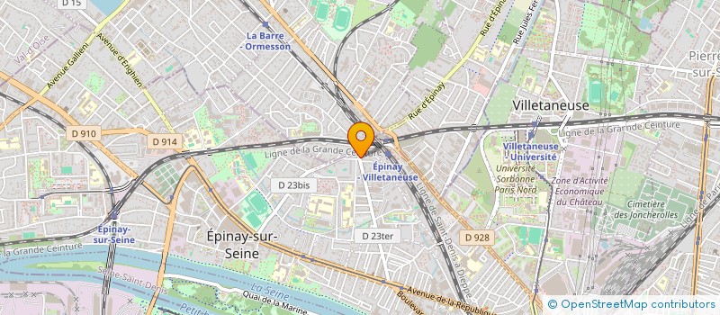 localisation de l'entreprise LE ROI DE BATIMENT à EPINAY-SUR-SEINE