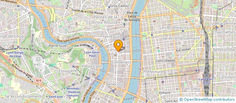 localisation de l'entreprise LE ROI DE COEUR à LYON 1ER