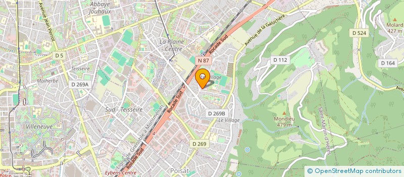 localisation de l'entreprise LE ROI DE LA CONFECTION à SAINT-MARTIN-D'HERES