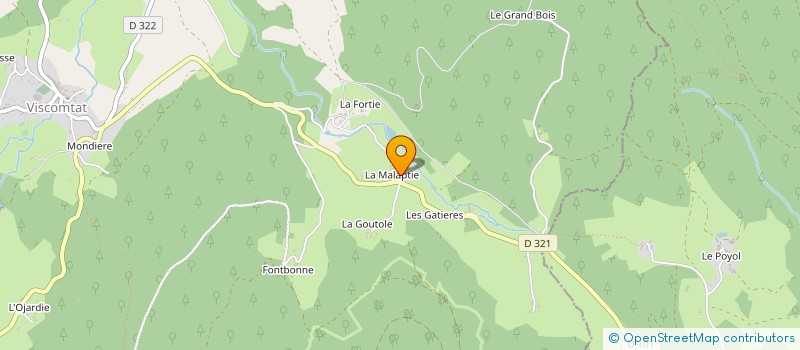 localisation de l'entreprise LE ROI DE LA COUPE à VISCOMTAT