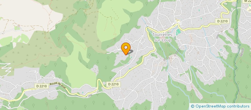 localisation de l'entreprise LE ROI DU PETROLE  TOURRETTES-SUR-LOUP