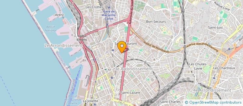 localisation de l'entreprise LE ROI DU POULET à MARSEILLE