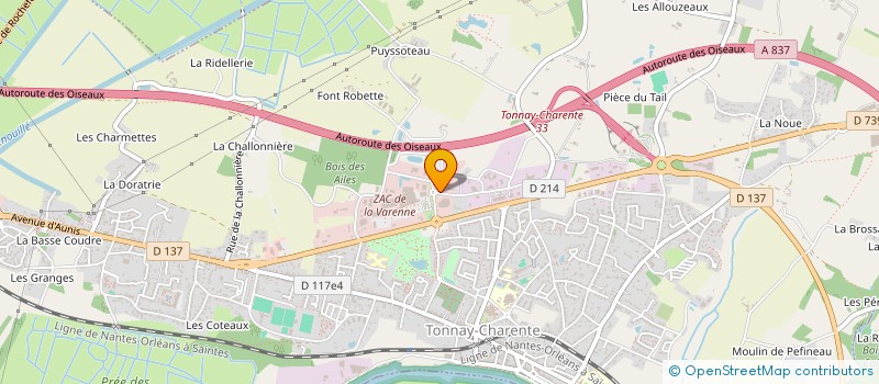 localisation de l'entreprise LE ROI DU SIDOR  TONNAY-CHARENTE