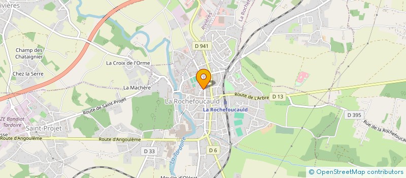localisation de l'entreprise LE ROI NOMADE  LA ROCHEFOUCAULD-EN-ANGOUMOIS