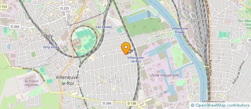localisation de l'entreprise LE ROI SUPERMARCHE à VILLENEUVE-LE-ROI