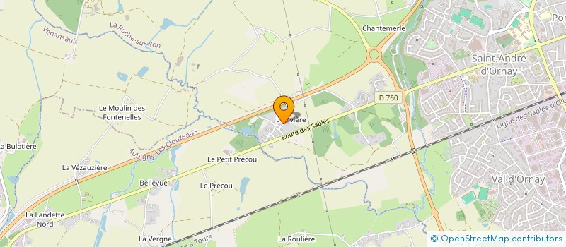 localisation de l'entreprise LE ROITELET à ROCHE SUR YON (LA)