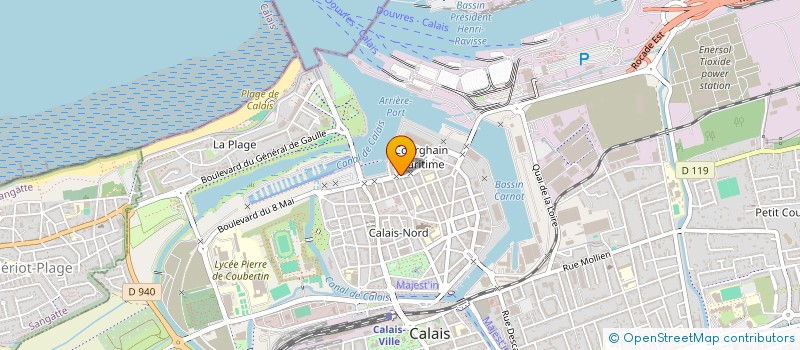 localisation de l'entreprise LE ROJANCE  CALAIS