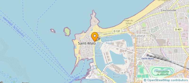 localisation de l'entreprise LE ROMAIN II à SAINT-MALO