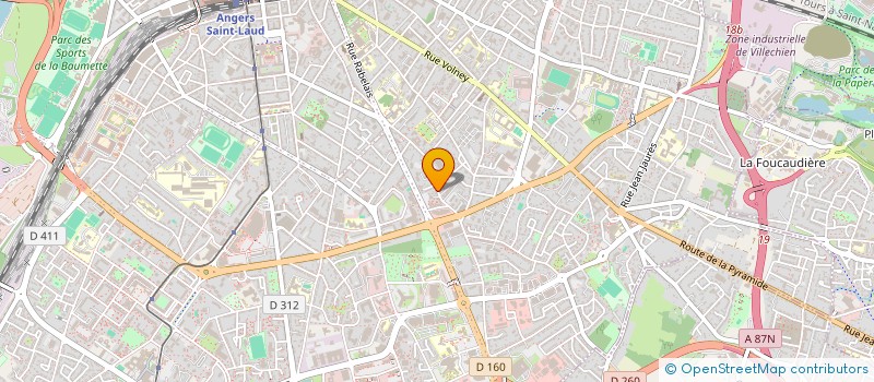 localisation de l'entreprise LE ROMAN à ANGERS