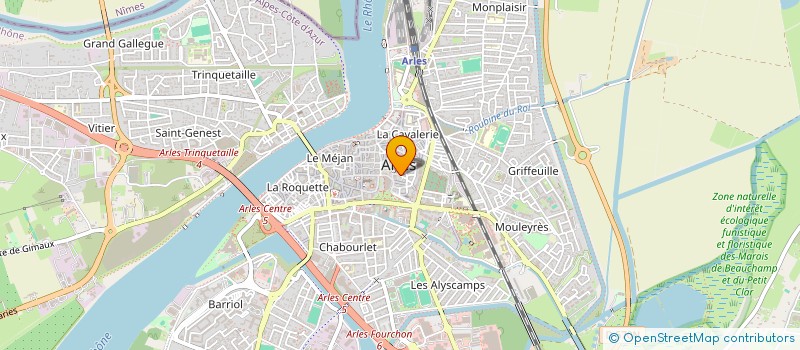 localisation de l'entreprise LE ROMARIN  ARLES