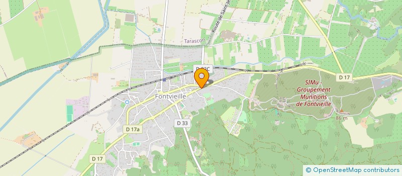 localisation de l'entreprise LE ROMARIN  FONTVIEILLE