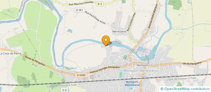 localisation de l'entreprise LE ROMARIN  MONTPON-MENESTEROL