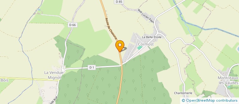 localisation de l'entreprise LE ROMEO  CORMOST