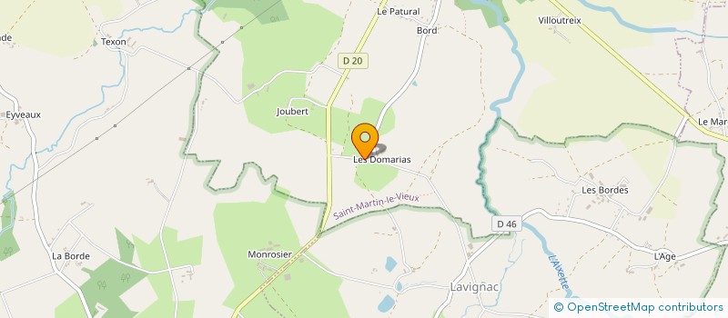 localisation de l'entreprise LE ROMPIE  SAINT-MARTIN-LE-VIEUX