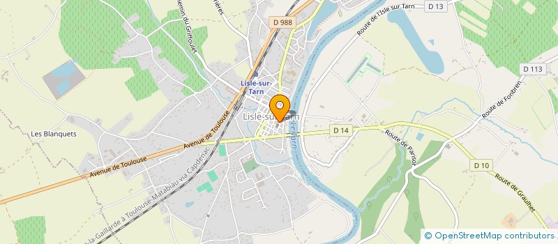 localisation de l'entreprise LE ROMUALD à LISLE-SUR-TARN