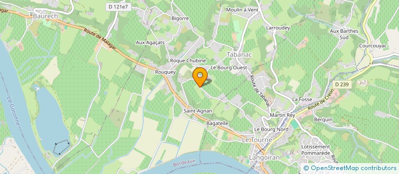 localisation de l'entreprise LE ROND  TABANAC