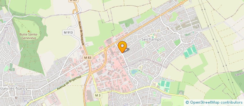 localisation de l'entreprise LE ROND BIJOINS  SEICHAMPS