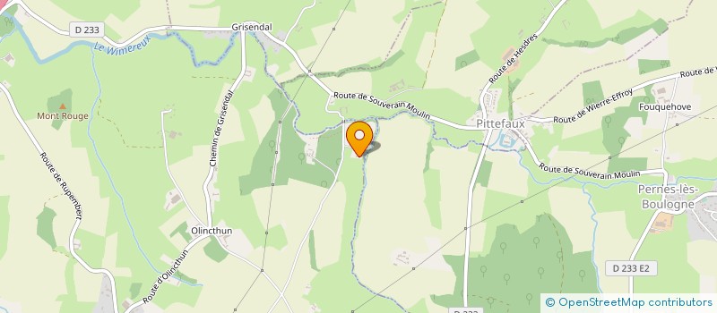 localisation de l'entreprise LE ROND DE SABLE  WIMILLE