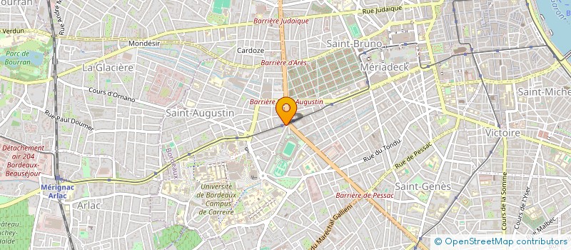 localisation de l'entreprise LE ROND PAIN à BORDEAUX
