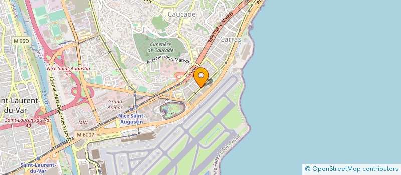 localisation de l'entreprise LE ROND POINT à NICE